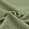 Ottoman Rib Jersey Fabric Olive