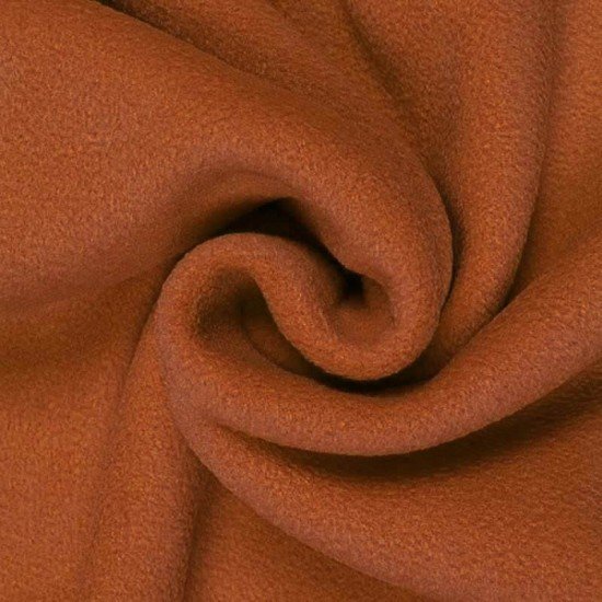 Tissu Polaire Cognac - (Tissu Polaire )