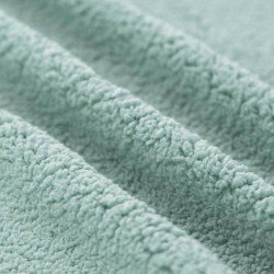 Curly Teddy Fabric Sea Green