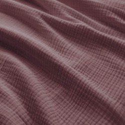 Heavy (Triple Layer) Cotton Gauze Fabric Old Mauve