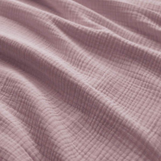 Heavy (Triple Layer) Cotton Gauze Fabric Old Pink - (Deco Fabrics)