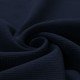 Tissu Jersey Gaufré Tricoté Marine - (Tissus Jersey)