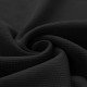 Vaffel Jersey Strikstof Sort - (Jerseystoffer)