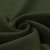 Waffle Knit Jersey Fabric Army Green