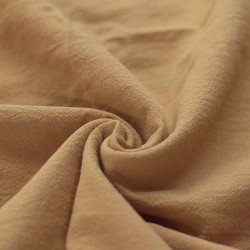 Washed Cotton Fabric Camel