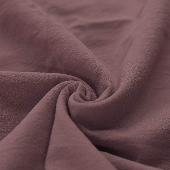 Tessuto Di Cotone Lavato Mauve Antico - (Deco Tessuti)