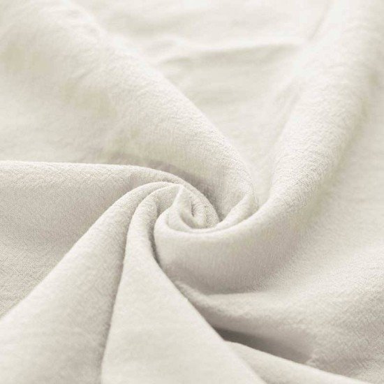 Tessuto Di Cotone Lavato Ecru - (Deco Tessuti)