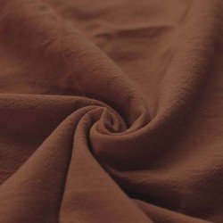 Washed Cotton Fabric Light Brown