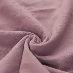 Vasket Bomuld Stof Gammel Pink