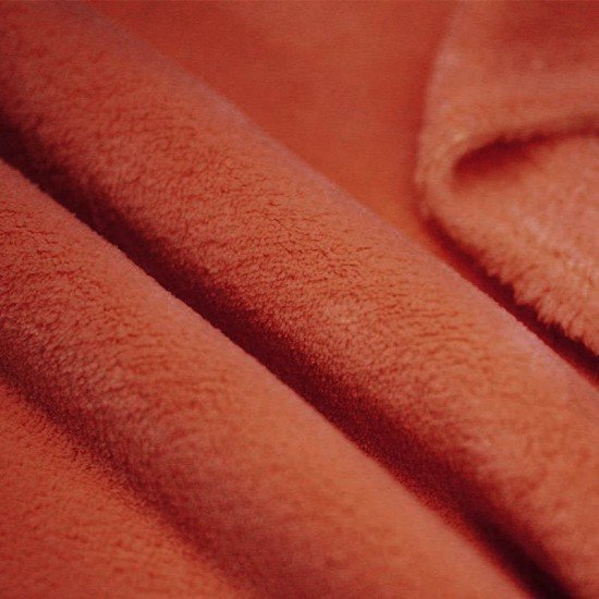 Wellness Fleece Burnt Orange - (Fleece Stoffen)