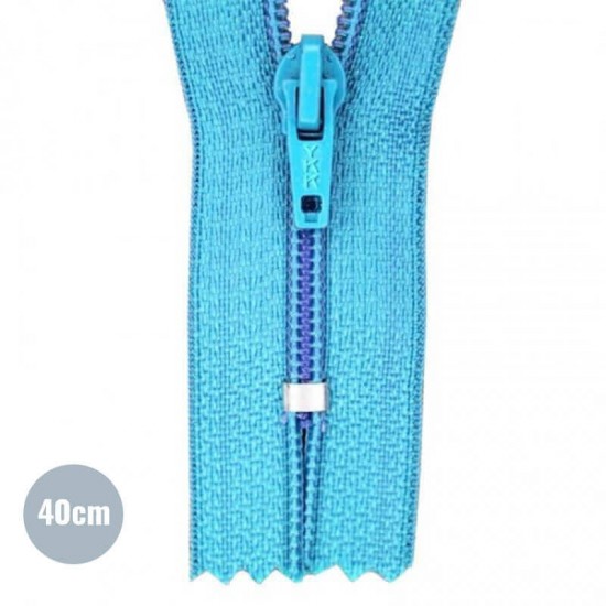Zipper YKK Aqua 40CM Nylon