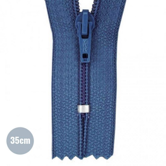 Fermetures Éclair Jeans 35CM Nylon - (Non Séparable Fermetures Éclair Nyon YKK)