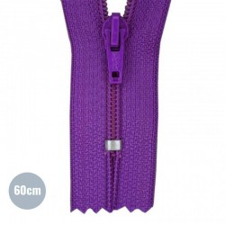 Zipper YKK Purple 60CM Nylon