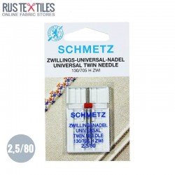 Schmetz Universal Twin Needle 2,5/80 (130/705 H ZWI) 