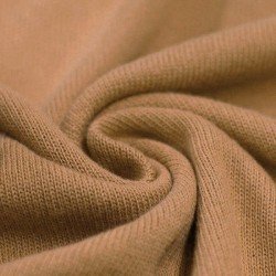 Baby Knit Fabric Cotton Camel