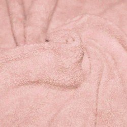 Cotton Fleece Fabric (Sherpa) Nude Pink