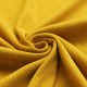 Tessuto Jersey Di Cotone Costine Ocra - (Jersey Tessuti)