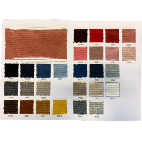 Tessuto Jersey Velluto a Coste Grande Carta Di Colore - (Tessuto Jersey Velluto a Coste Righe)