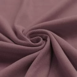 Rib Jersey Stof Oud Mauve