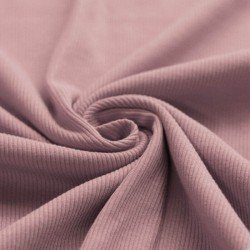 Rib Knit Jersey Fabric Old Pink