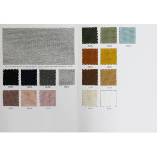 Waffelstrick Jersey Stoff Musterkarte - (Stoffe Outlet)