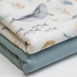 Jersey Katoen Digitale Print - Zeeleven Jersey Katoen Digitale Print - Zeeleven