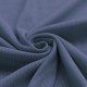 Tessuto Jersey Di Cotone Costine Jeans Scuro - (Jersey Tessuti)