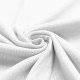 Rib Knit Jersey Fabric White - (Jersey Fabrics)