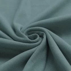 Rib Jersey Stof Oud Groen