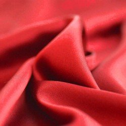 Deluxe Stretch Satin Fabric Red