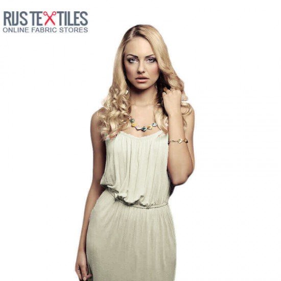 Tissu Viscose Jersey Naturel - (Tissu Jersey Viscose)
