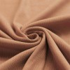 Rib Knit Jersey Fabric Peach