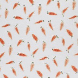 Cotton Poplin Digital Print - Carrots