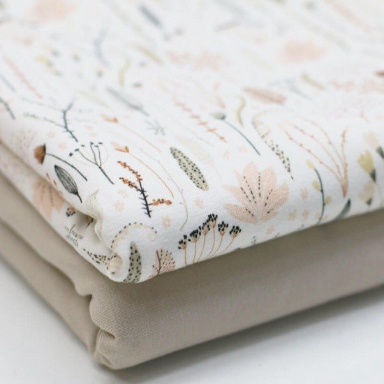 Jersey Di Cotone Stampa Digitale - Fiore Scandinavo Jersey Di Cotone Stampa Digitale - Fiore Scandinavo - (Jersey Di Cotone Digitale Stampata)