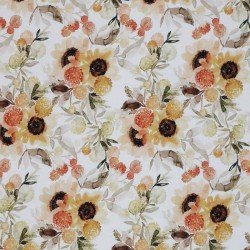 Cotton Poplin Digital Print - Sunflower