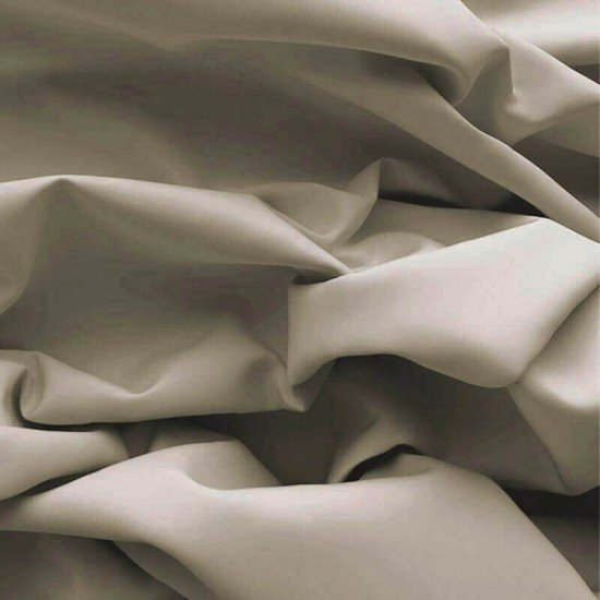 Popeline De Coton Beige Foncé - (Popeline De Coton Tissus)