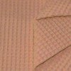 Waffle Pique Fabric Peach