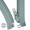 Divisible Zipper YKK Old Green 80CM Nylon