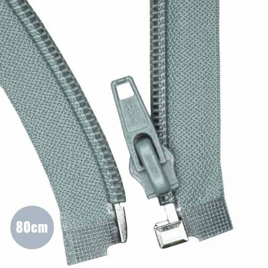 Fermetures Éclair Séparable Vieux Vert 80CM Nylon - (Séparable Fermetures Éclair Nyon YKK)