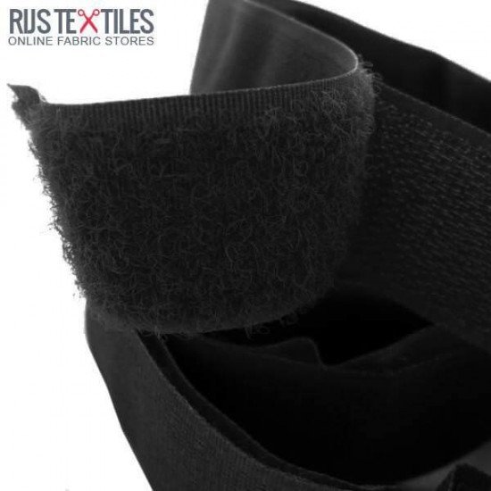 Sew In Velcro Ribbon Black 20mm (Per 25 Meter) Sew In Velcro Ribbon Black 20mm (Per 25 Meter) - (Ribbons )
