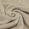 Tessuto Velluto Di Cotone Nicky Beige Scuro