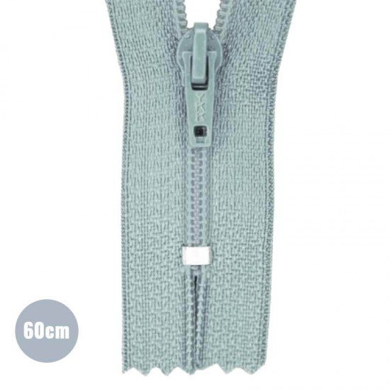 Cerniera Lampo YKK Antico Verde 60CM Nylon Non Separabile - (Indivisibili Cerniera Lampo YKK In Plastica)