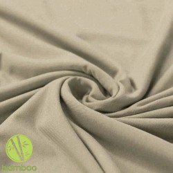 Bamboo Jersey Fabric Dark Beige 