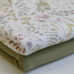 Jersey Katoen Digitale Print - Natuur Bladeren Jersey Katoen Digitale Print - Natuur Bladeren