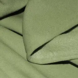 Tessuto Felpa Cotone Oliva