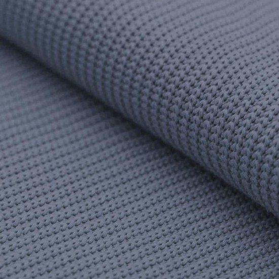 Big Knit Fabric Dark Jeans