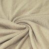 Pointelle Cotton Jersey Fabric (Mini) Dark Beige 