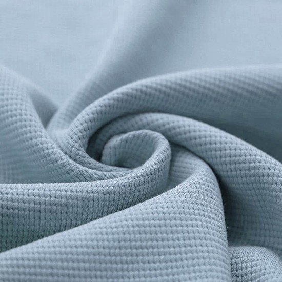 Waffle Knit Jersey Fabric Light Jeans - (Jersey Fabrics)