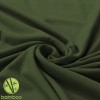 Tissu Jersey Bambou Armée Verte