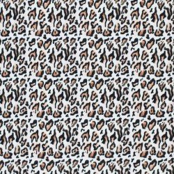Jersey Cotton Fabric Digital Print - Leopard Print
